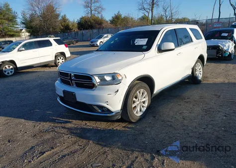 2019 Dodge Durango Sxt Awd z USA, uszkodzony, nr VIN 1C4RDJAG2KC599546